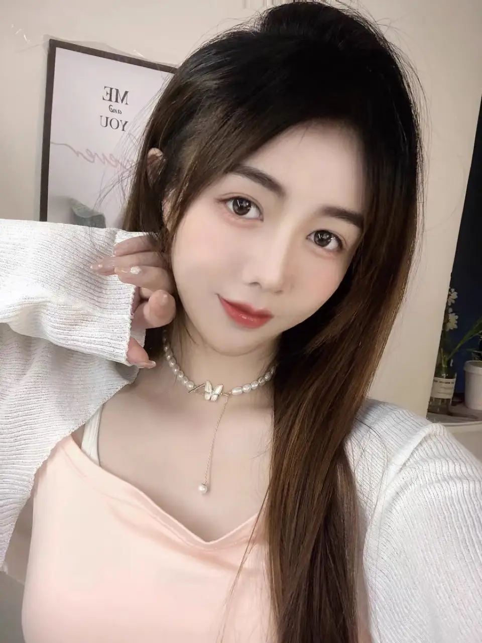 Butterfly Pearl Necklace Bracelet Silver Earrings Set — feature 10