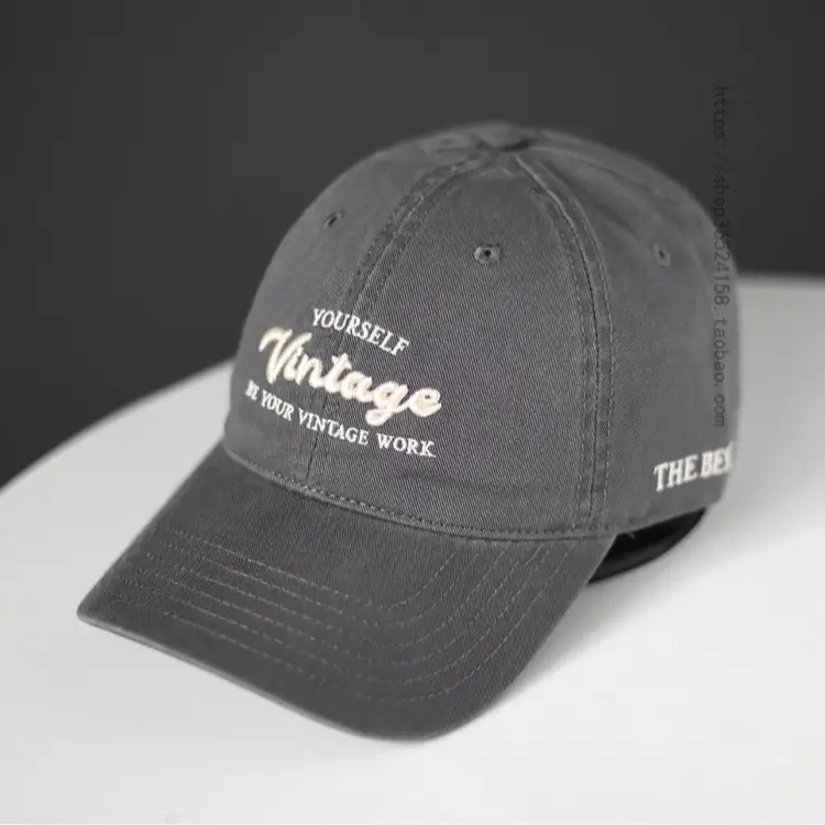 Purple Vintage Cap for Men Sunshade Wear