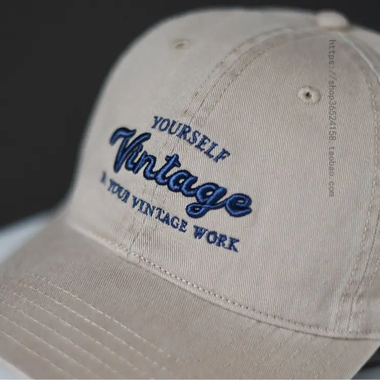 Purple Vintage Cap for Men Sunshade Wear