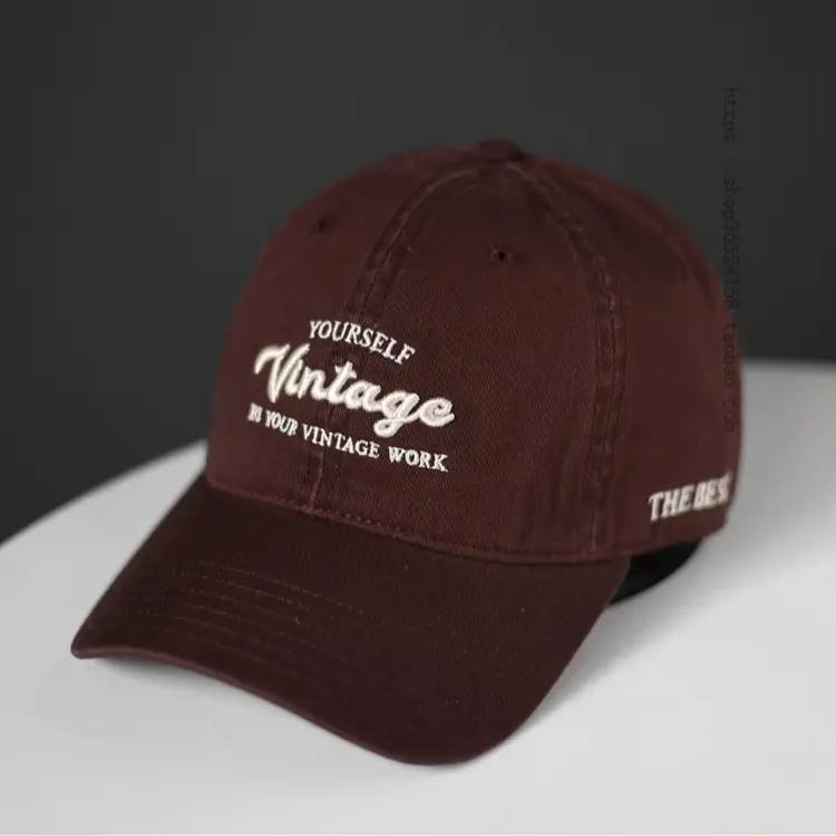 Purple Vintage Cap for Men Sunshade Wear