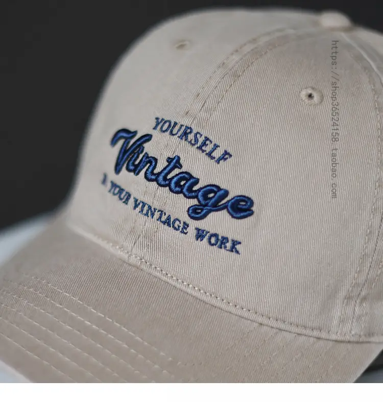 Purple Vintage Cap for Men Sunshade Wear — feature 12