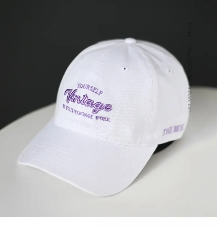 Purple Vintage Cap for Men Sunshade Wear — feature 2