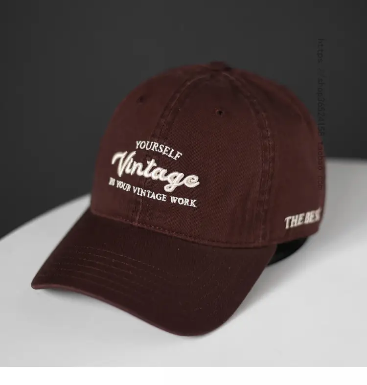 Purple Vintage Cap for Men Sunshade Wear — feature 5