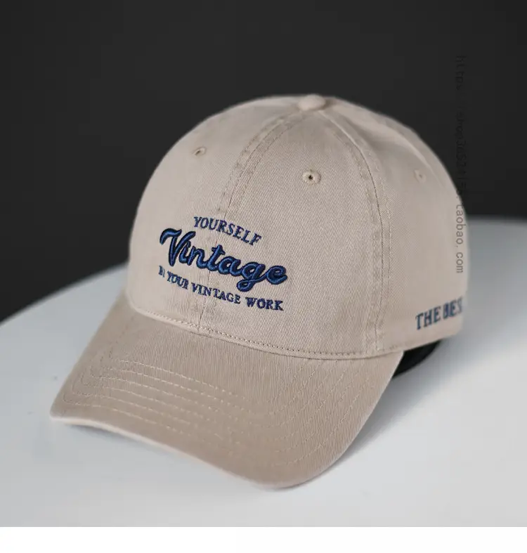 Purple Vintage Cap for Men Sunshade Wear