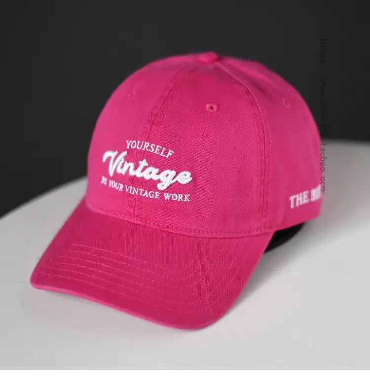 Purple Vintage Cap for Men Sunshade Wear