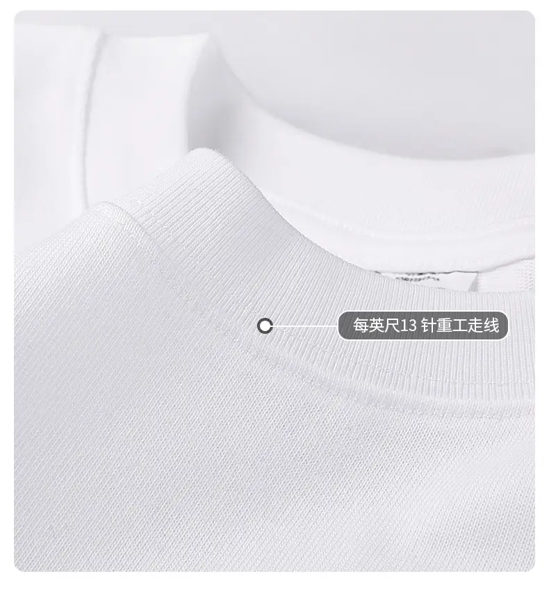 320g Cotton Flap Pocket T-Shirt Small Neck — feature 23