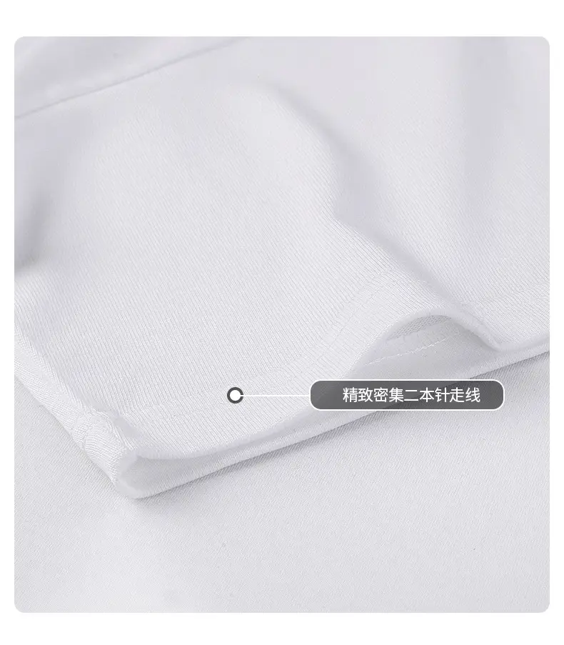 320g Cotton Flap Pocket T-Shirt Small Neck — feature 26