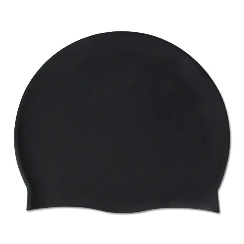 Swimming Cap Adult Silicone Waterproof Swimming Cap Boys and Girls Universal Silicone Swimming Cap Enlarged Without Strangling the Head Factory Direct Sale