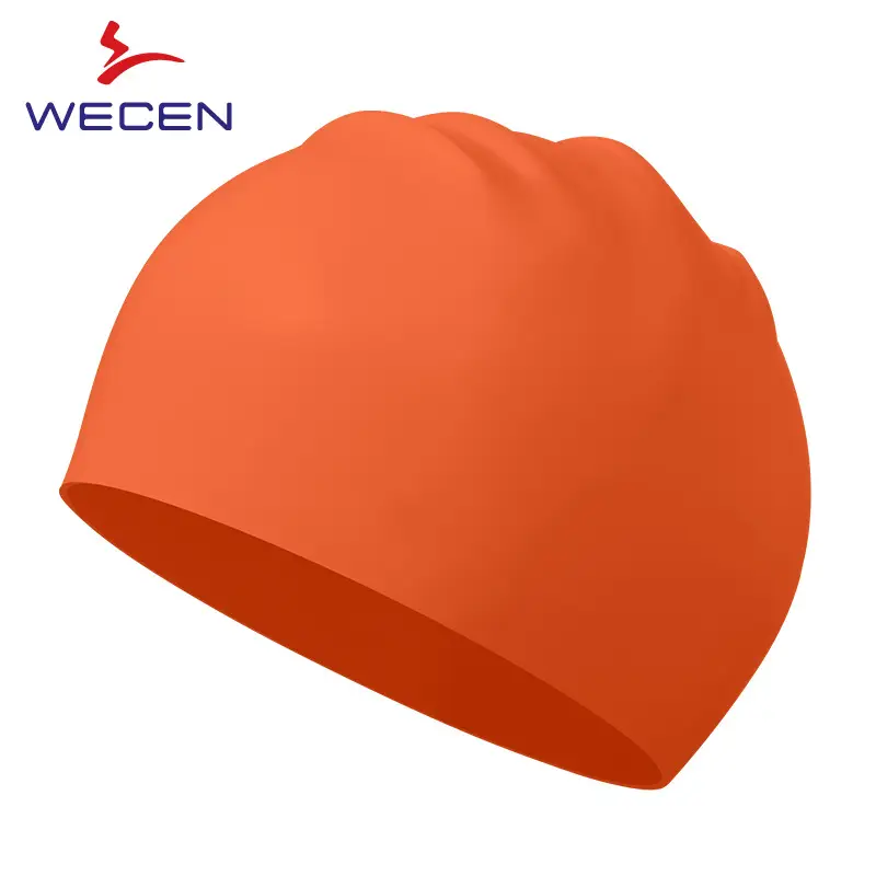 Swimming Cap Adult Silicone Waterproof Swimming Cap Boys and Girls Universal Silicone Swimming Cap Enlarged Without Strangling the Head Factory Direct Sale