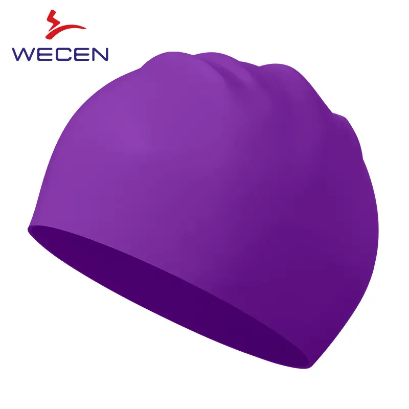Swimming Cap Adult Silicone Waterproof Swimming Cap Boys and Girls Universal Silicone Swimming Cap Enlarged Without Strangling the Head Factory Direct Sale