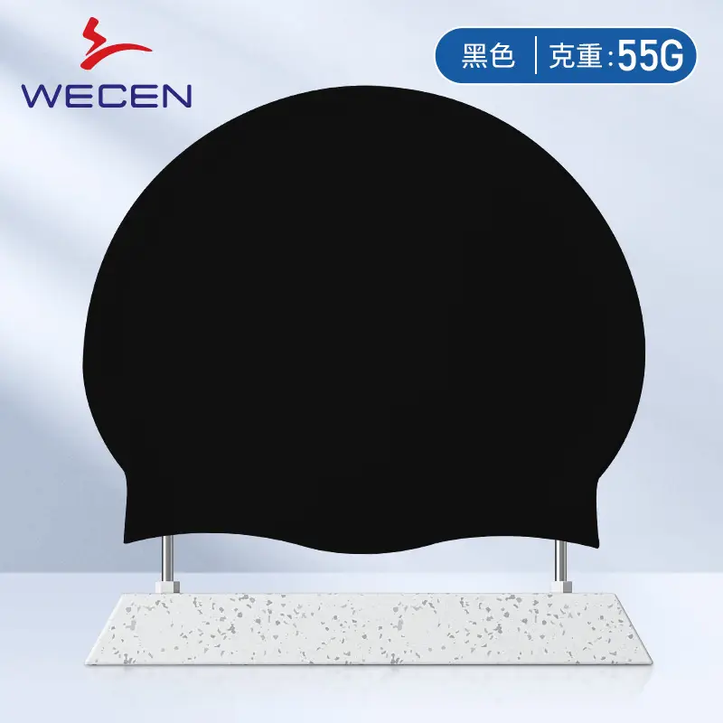 Swimming Cap Adult Silicone Waterproof Swimming Cap Boys and Girls Universal Silicone Swimming Cap Enlarged Without Strangling the Head Factory Direct Sale