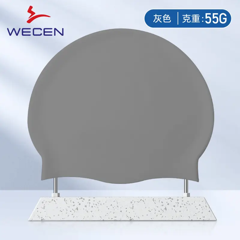 Swimming Cap Adult Silicone Waterproof Swimming Cap Boys and Girls Universal Silicone Swimming Cap Enlarged Without Strangling the Head Factory Direct Sale