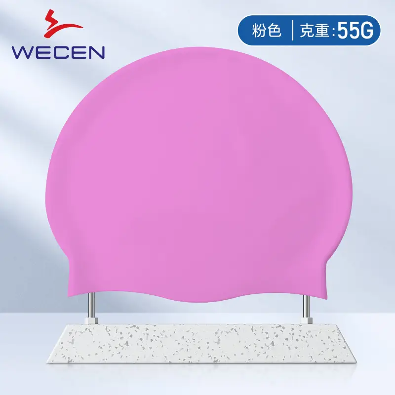 Swimming Cap Adult Silicone Waterproof Swimming Cap Boys and Girls Universal Silicone Swimming Cap Enlarged Without Strangling the Head Factory Direct Sale