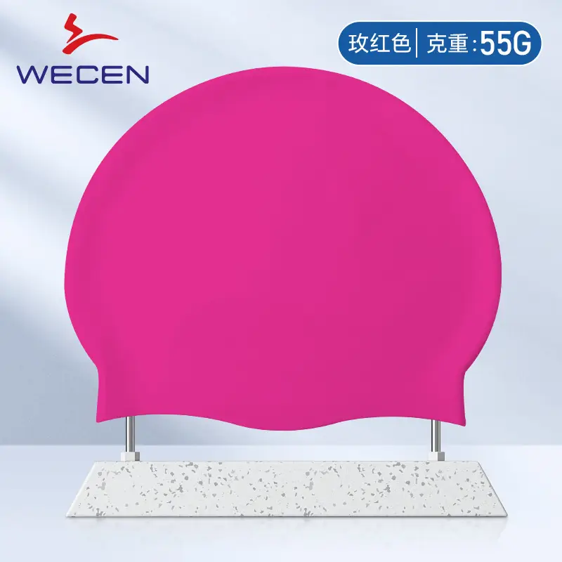 Swimming Cap Adult Silicone Waterproof Swimming Cap Boys and Girls Universal Silicone Swimming Cap Enlarged Without Strangling the Head Factory Direct Sale