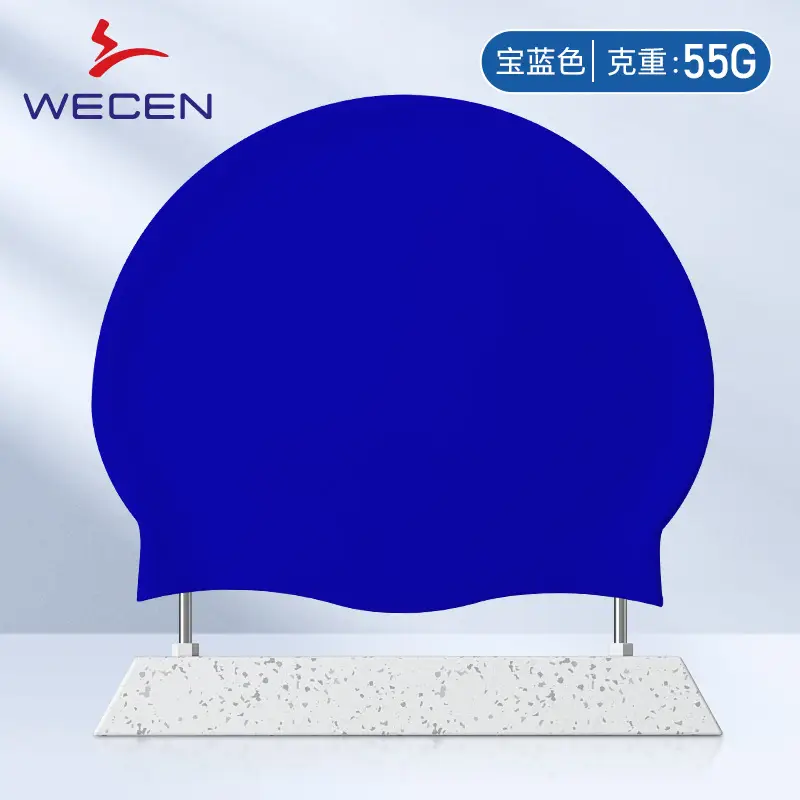 Swimming Cap Adult Silicone Waterproof Swimming Cap Boys and Girls Universal Silicone Swimming Cap Enlarged Without Strangling the Head Factory Direct Sale