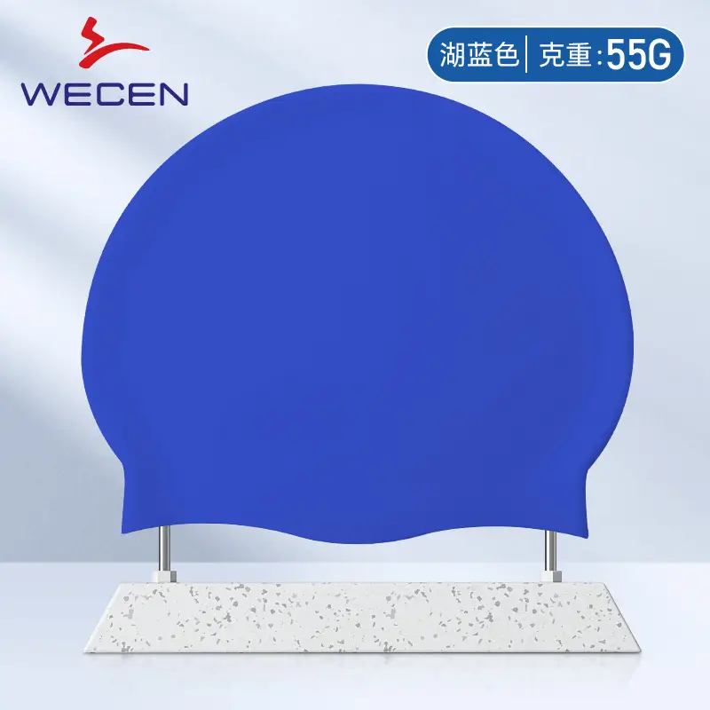 Swimming Cap Adult Silicone Waterproof Swimming Cap Boys and Girls Universal Silicone Swimming Cap Enlarged Without Strangling the Head Factory Direct Sale
