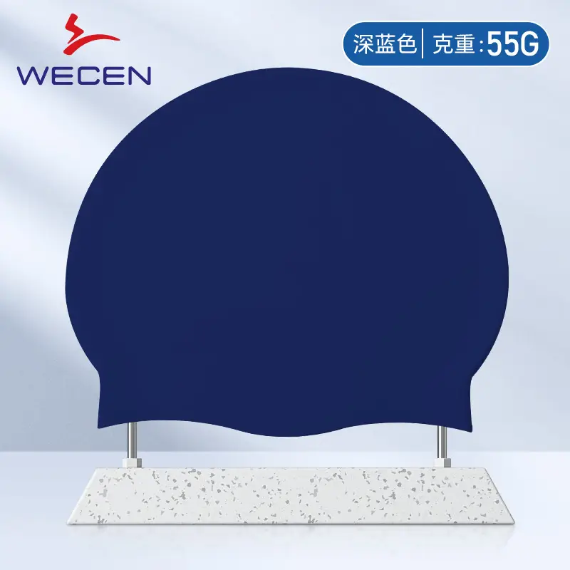 Swimming Cap Adult Silicone Waterproof Swimming Cap Boys and Girls Universal Silicone Swimming Cap Enlarged Without Strangling the Head Factory Direct Sale