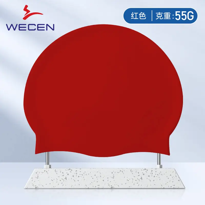 Swimming Cap Adult Silicone Waterproof Swimming Cap Boys and Girls Universal Silicone Swimming Cap Enlarged Without Strangling the Head Factory Direct Sale