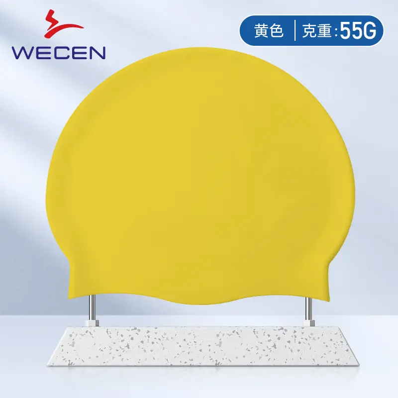Swimming Cap Adult Silicone Waterproof Swimming Cap Boys and Girls Universal Silicone Swimming Cap Enlarged Without Strangling the Head Factory Direct Sale