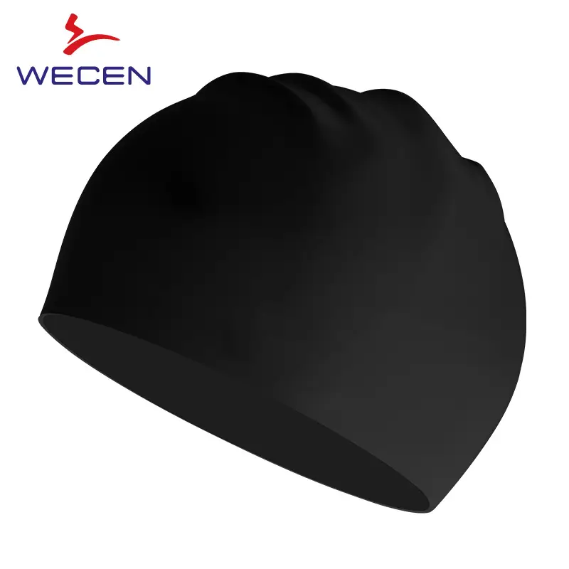 Swimming Cap Adult Silicone Waterproof Swimming Cap Boys and Girls Universal Silicone Swimming Cap Enlarged Without Strangling the Head Factory Direct Sale