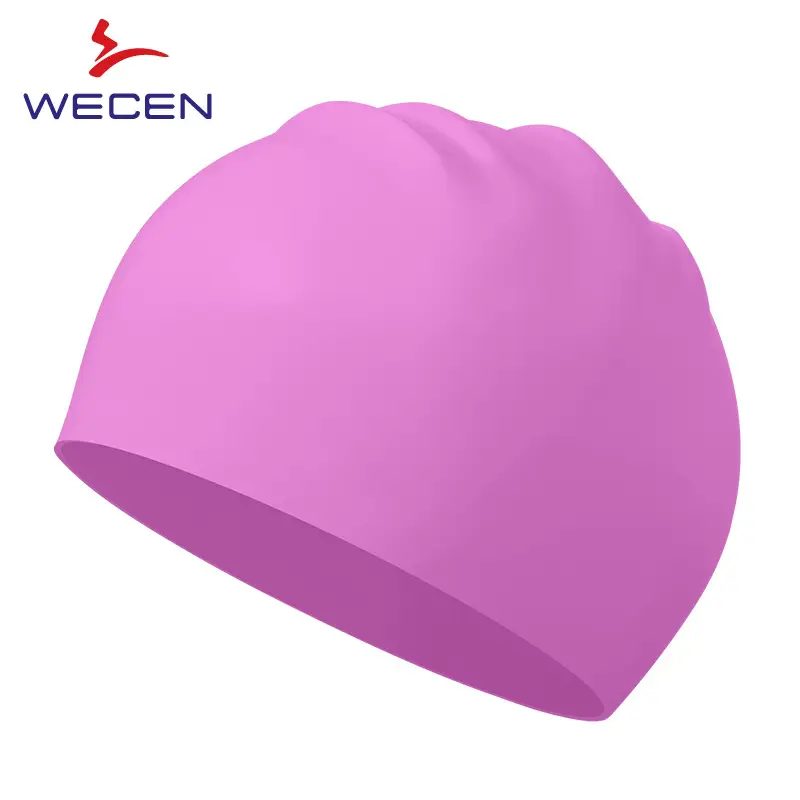 Swimming Cap Adult Silicone Waterproof Swimming Cap Boys and Girls Universal Silicone Swimming Cap Enlarged Without Strangling the Head Factory Direct Sale