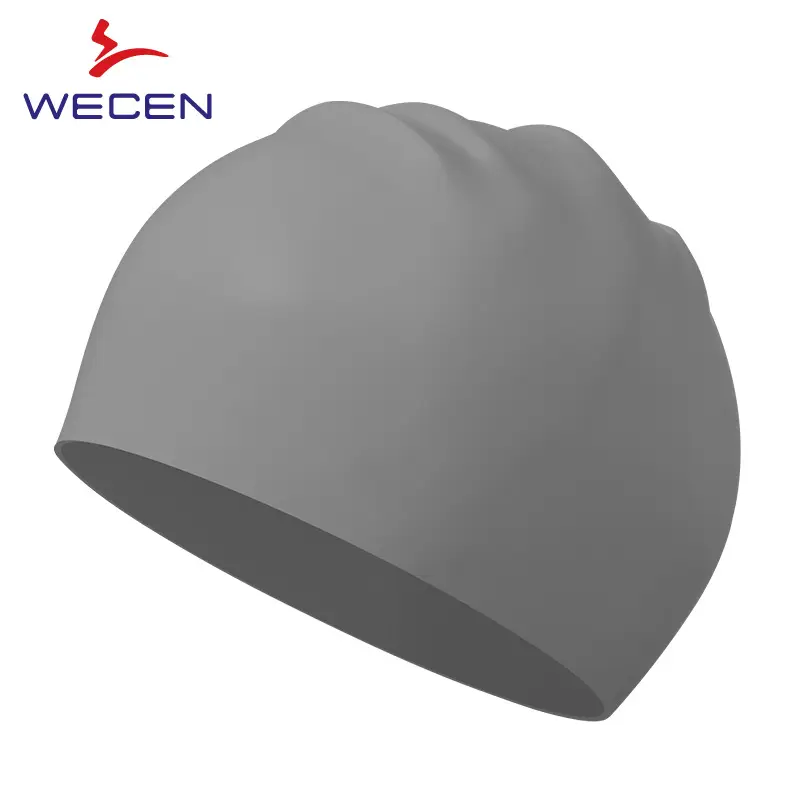 Swimming Cap Adult Silicone Waterproof Swimming Cap Boys and Girls Universal Silicone Swimming Cap Enlarged Without Strangling the Head Factory Direct Sale