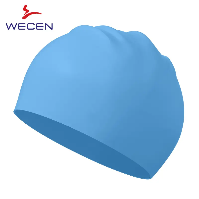 Swimming Cap Adult Silicone Waterproof Swimming Cap Boys and Girls Universal Silicone Swimming Cap Enlarged Without Strangling the Head Factory Direct Sale