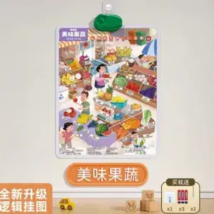Lele Fish Scene Sound Wall Chart 2-8Yrs Educational Wall Chart