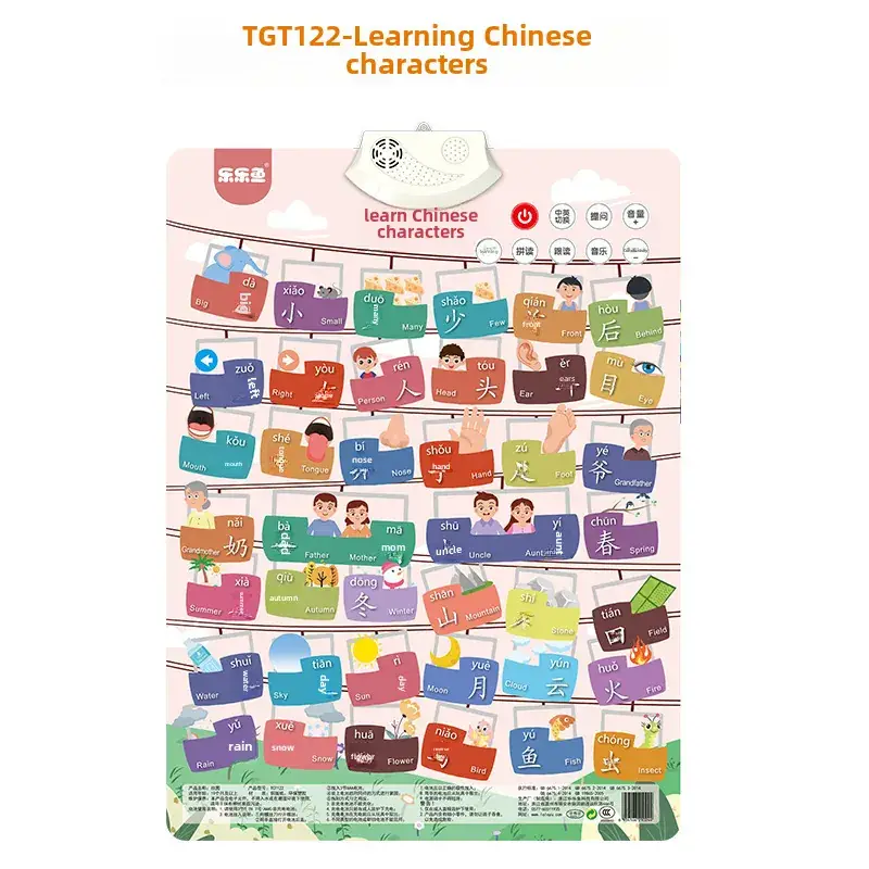 Lele Fish Scene Sound Wall Chart 2-8Yrs Educational Wall Chart
