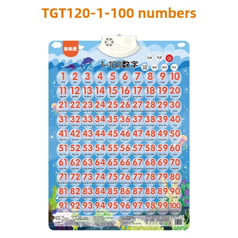 Lele Fish Scene Sound Wall Chart 2-8Yrs Educational Wall Chart