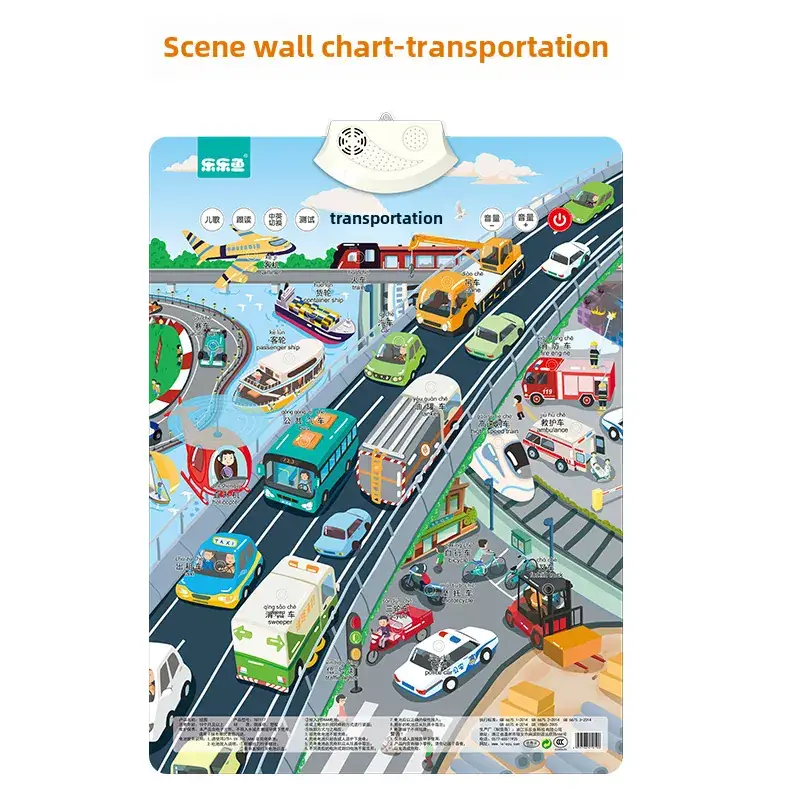 Lele Fish Scene Sound Wall Chart 2-8Yrs Educational Wall Chart