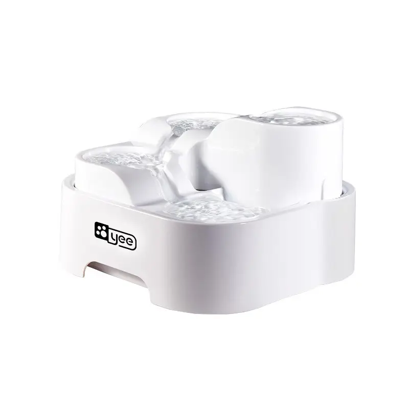 Cross-border cat water dispenser filter circulating water dog water bowl multi-slot automatic pet water dispenser wholesale
