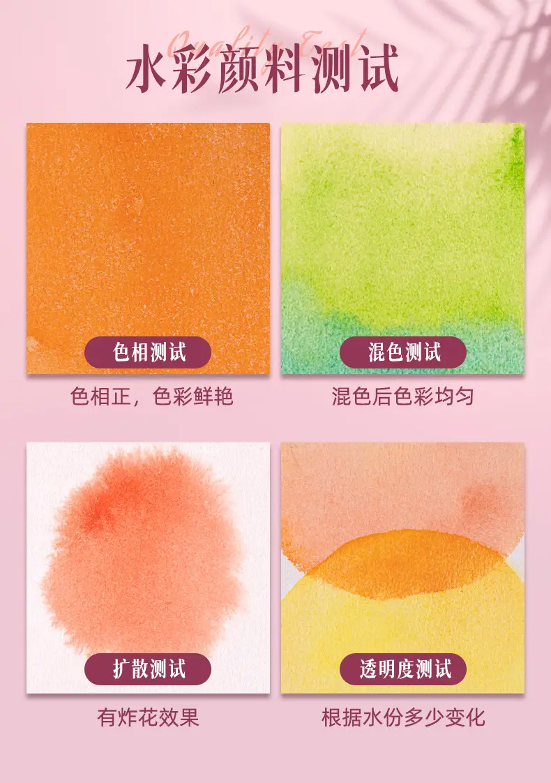 Solid Watercolor Pearlescent Dunhuang Cross-border Wholesale Pigment Painting Nail Art Pearlescent Watercolor Gouache Starter Pigment — feature 12