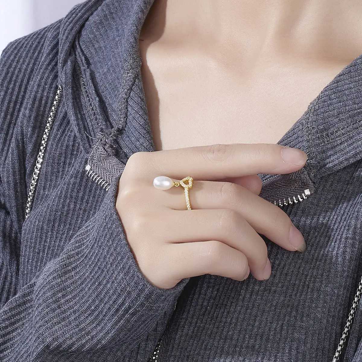 2022 Korean Style Pearl Ring Bracelet Wholesale - Image 3