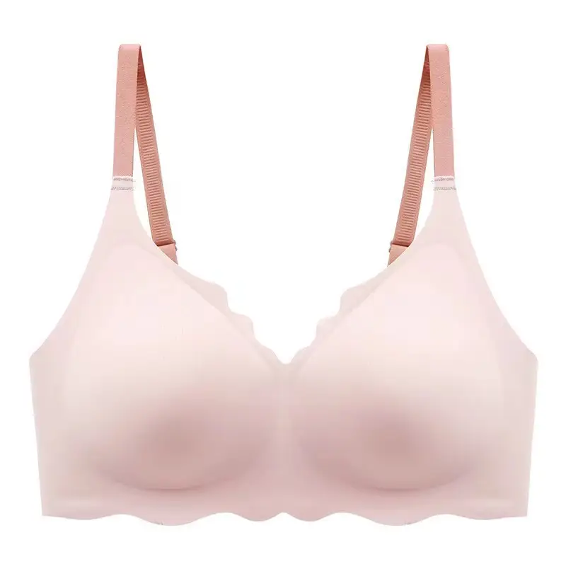 Crystal Jelly Bra Gather Sexy Seamless No Steel Ring Internet Celebrity Shake Tone Little Red Book Fast Hand Underwear Factory Direct Supply