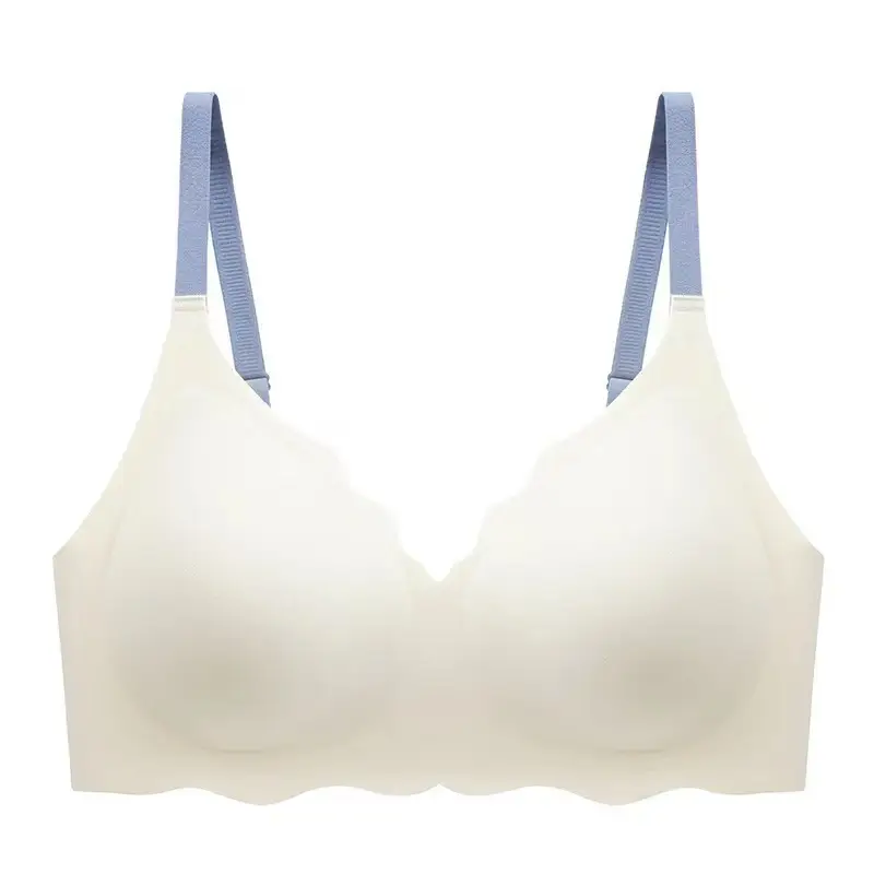 Crystal Jelly Bra Gather Sexy Seamless No Steel Ring Internet Celebrity Shake Tone Little Red Book Fast Hand Underwear Factory Direct Supply