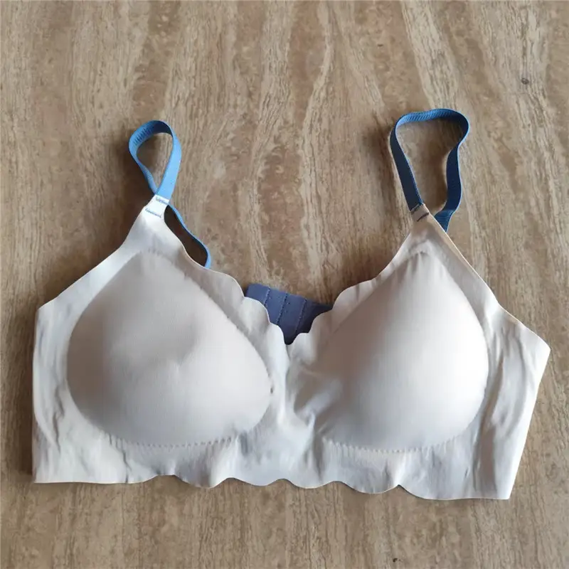 Crystal Jelly Bra Gather Sexy Seamless No Steel Ring Internet Celebrity Shake Tone Little Red Book Fast Hand Underwear Factory Direct Supply