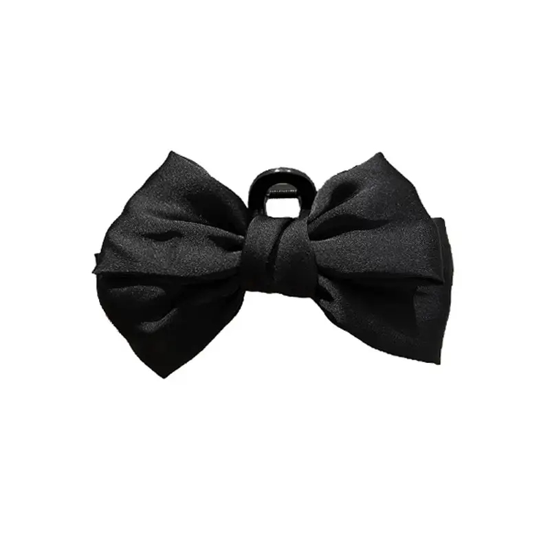 Princess Bow Hair Clip Black Double Sided - Image 8