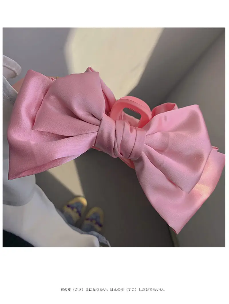 Princess Bow Hair Clip Black Double Sided — feature 29