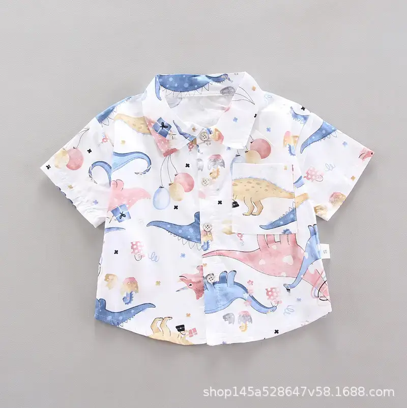 Boys' Navy Printed Shorts Suit with Hat & Sneakers — feature 14
