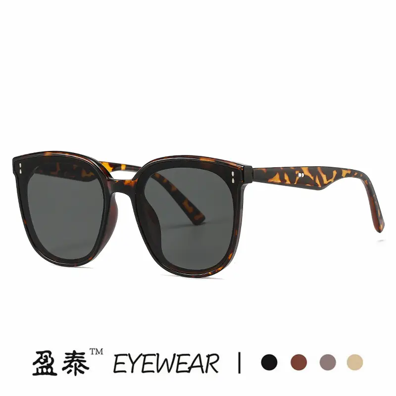 Women UV Sunglasses Black Frame Orange Lens - Image 14