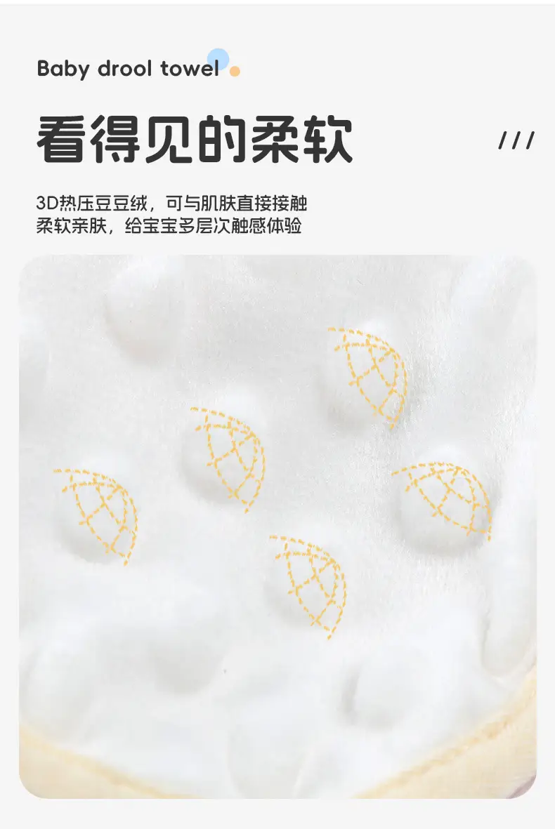 Velvet Baby Petal Bib Pure Cotton Waterproof Autumn Winter Thickened — feature 26