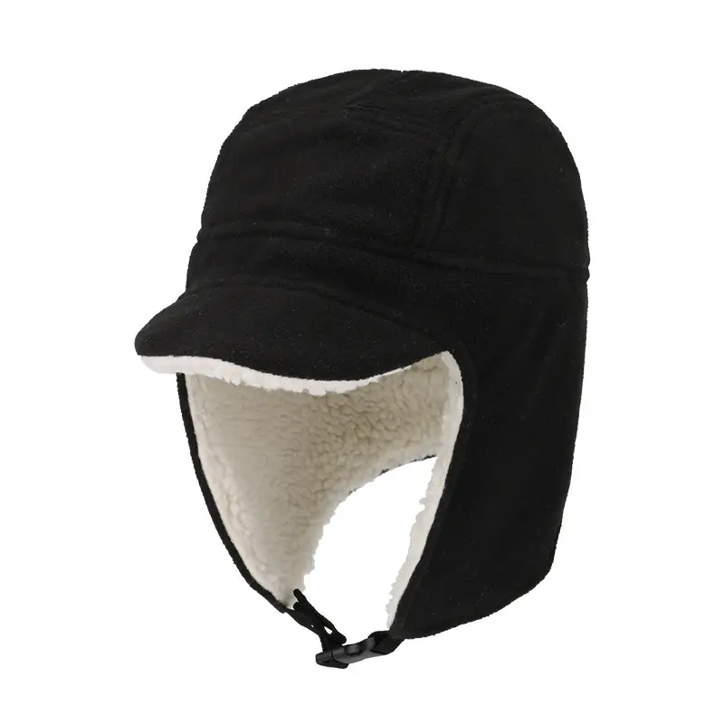 Winter Windproof Red Hat for Men Women Cold-proof Ear Protection - Image 2