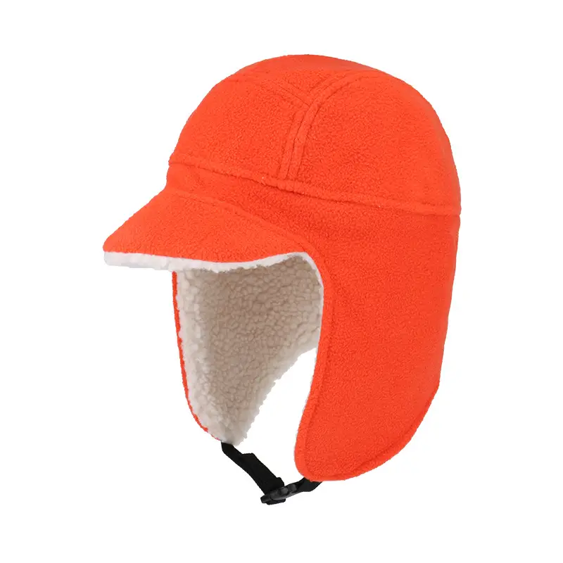 Winter Windproof Red Hat for Men Women Cold-proof Ear Protection - Image 3