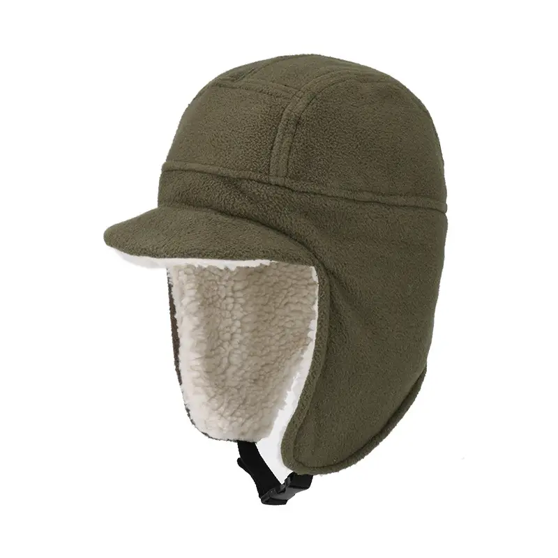 Winter Windproof Red Hat for Men Women Cold-proof Ear Protection - Image 5