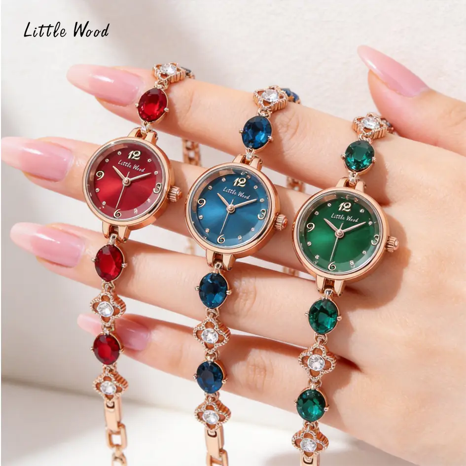 New Emerald Green Women's Watch, Light Luxury Niche Trendy Ladies' Wristwatch, Gift for Students, High Aesthetic Value, Waterproof Watch - Image 7