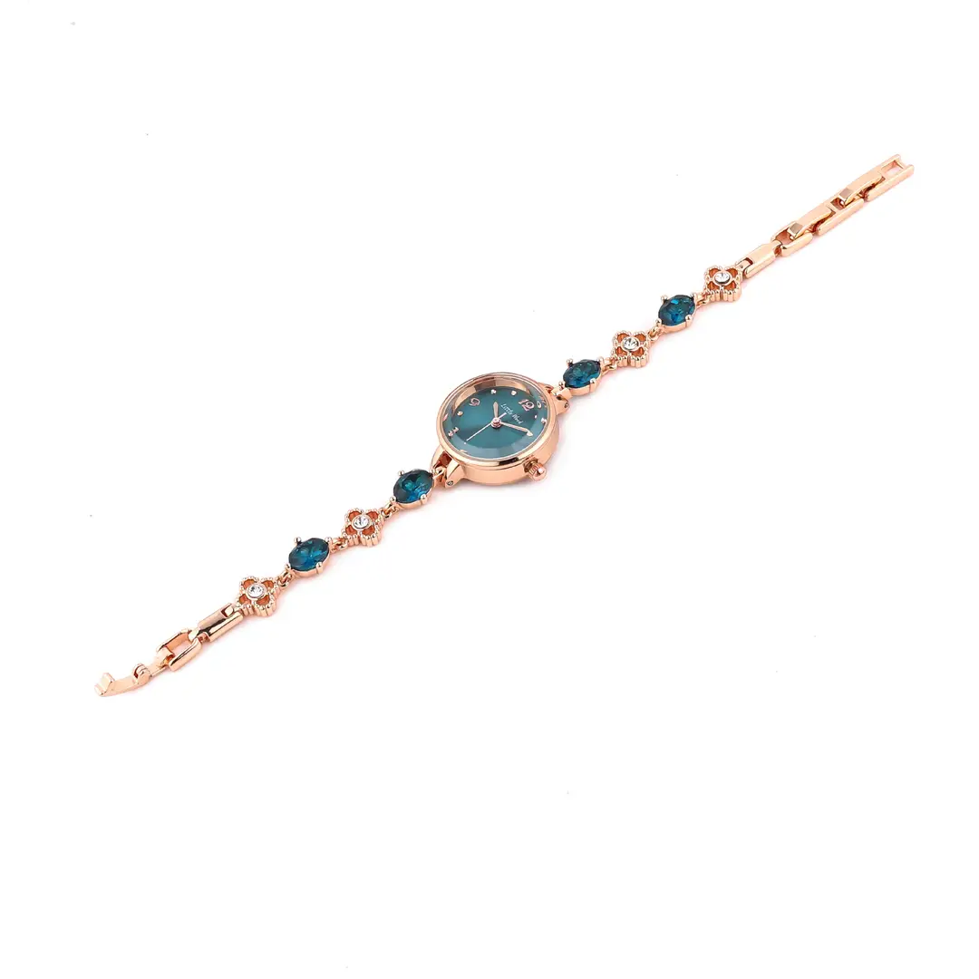 New Emerald Green Women's Watch, Light Luxury Niche Trendy Ladies' Wristwatch, Gift for Students, High Aesthetic Value, Waterproof Watch - Image 3