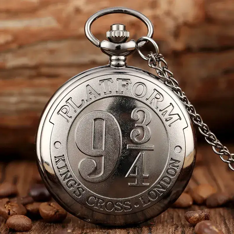 Bronze 93/4 Platform Quartz Pocket Watch Necklace - Image 2