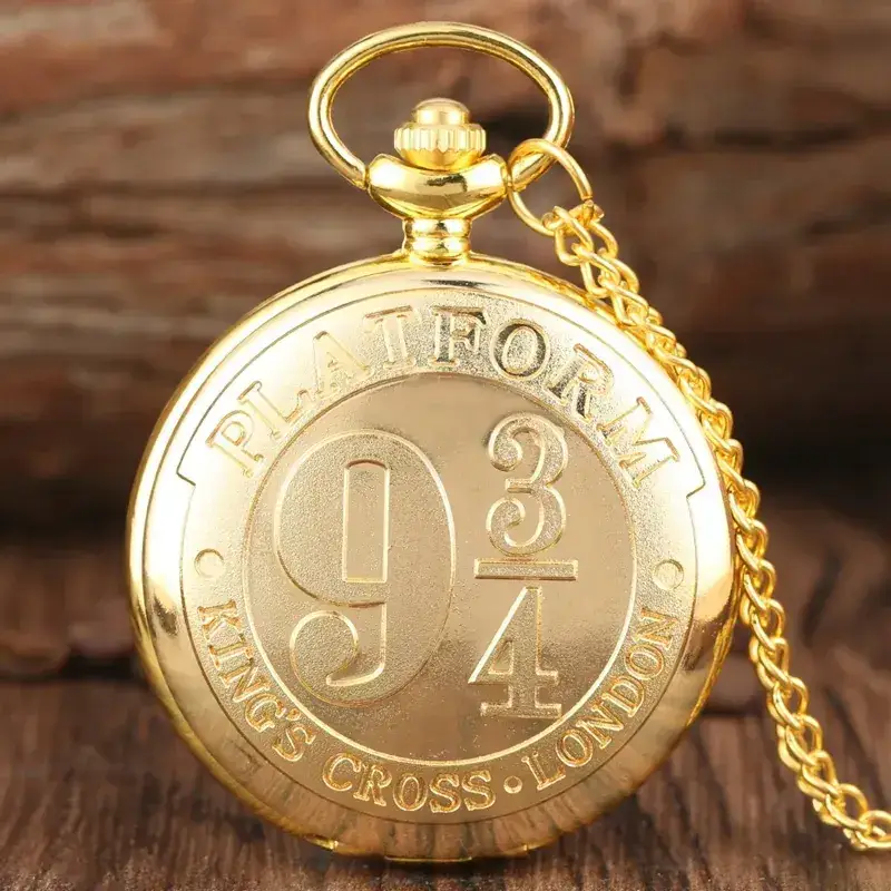 Bronze 93/4 Platform Quartz Pocket Watch Necklace - Image 4