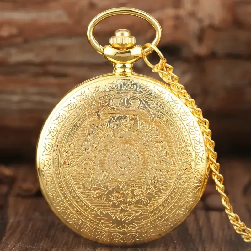 Bronze 93/4 Platform Quartz Pocket Watch Necklace — feature 8